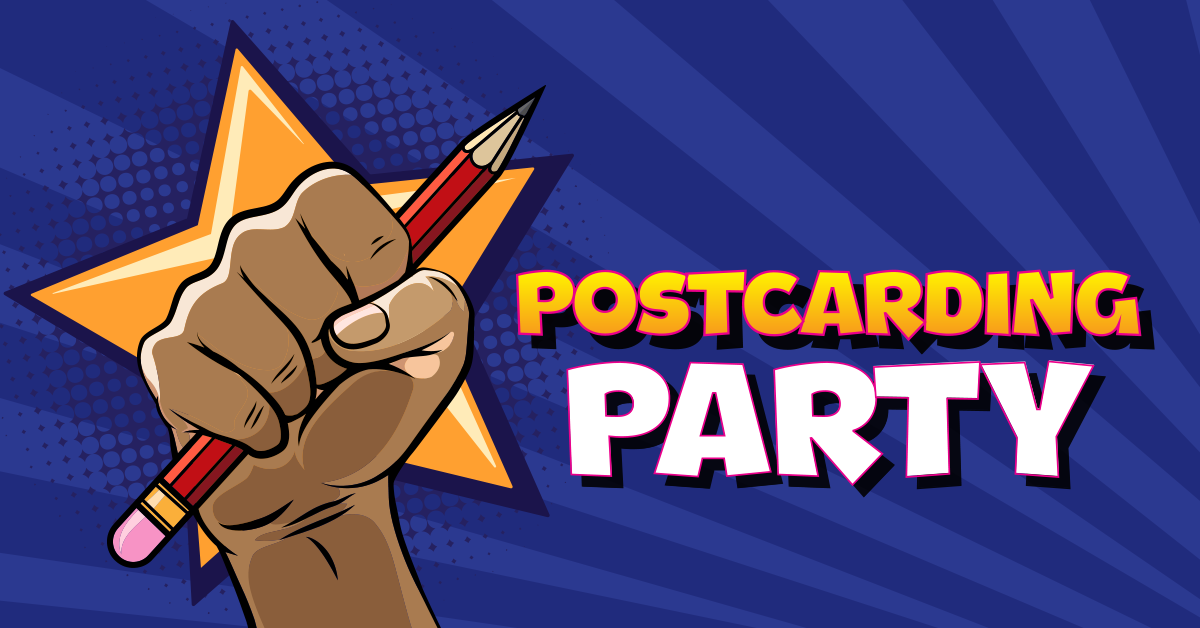 Join “All In for Kamala Harris Postcarding Party“ In-Person, Octobe...